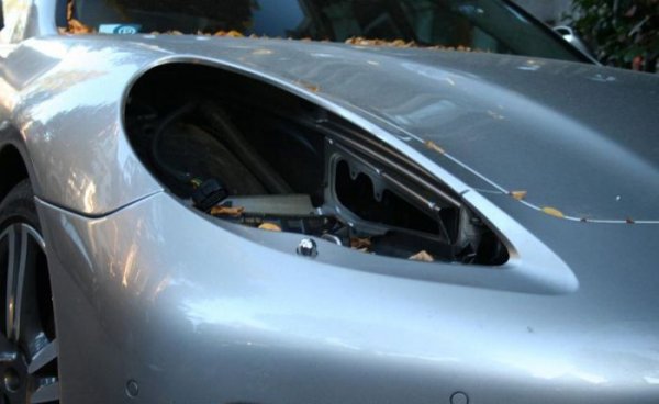 Porsche Panamera и Cayenn  пострадали в Амстердаме
